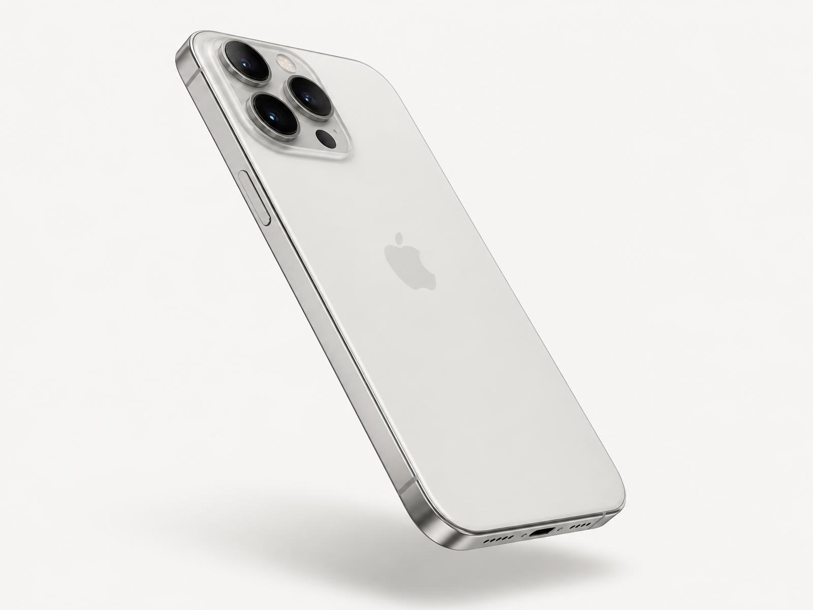 Flagship smartphone displayed on a light studio background